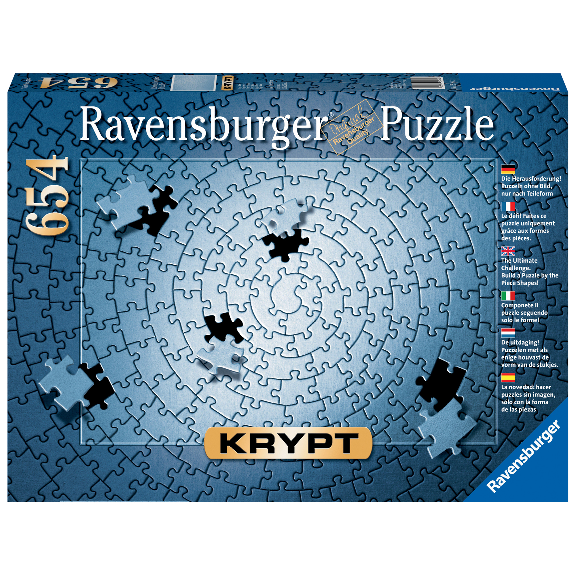 Ravensburger Krypt puzzle Silver 654 pezzi - Ravensburger
