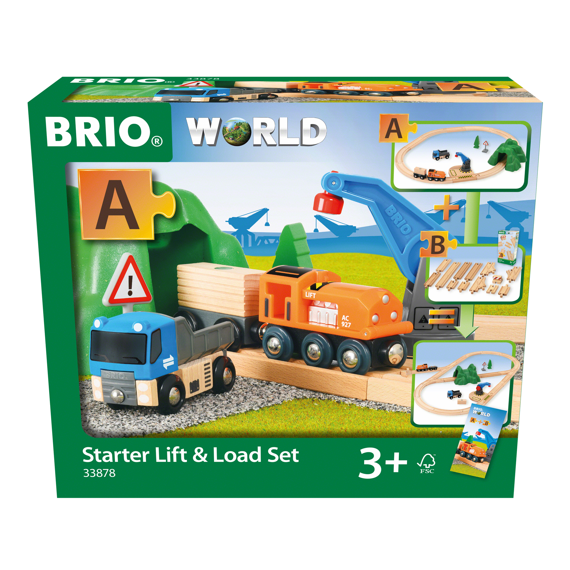 Brio set carica e trasporta,set da 19 pezzi - Brio