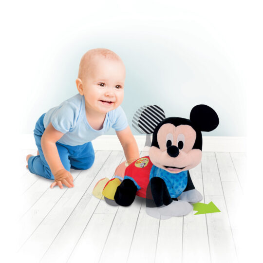 Baby Mickey gattona con me - Clementoni, Disney