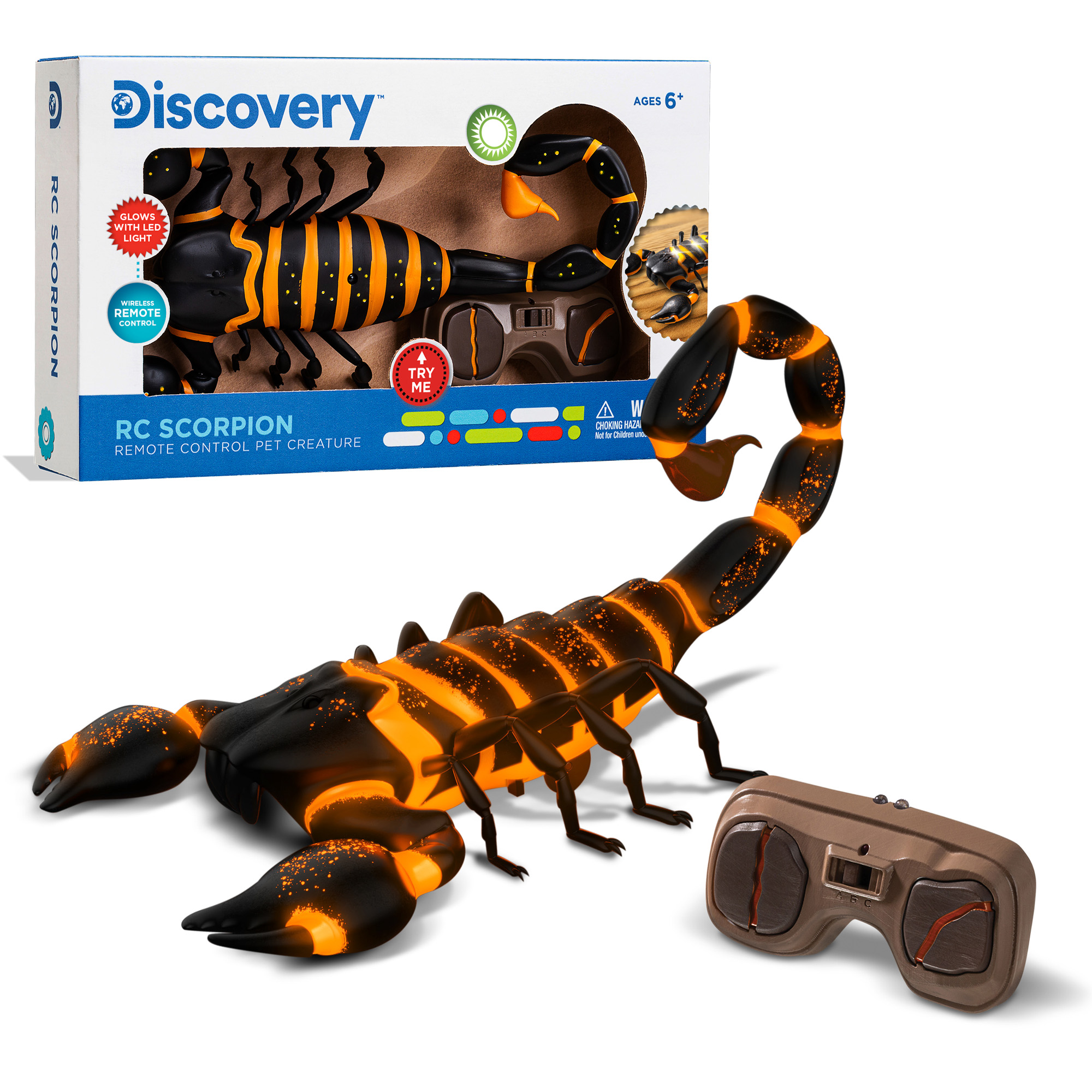 Scorpione radiocomandato con suoni e luci - Discovery Toys