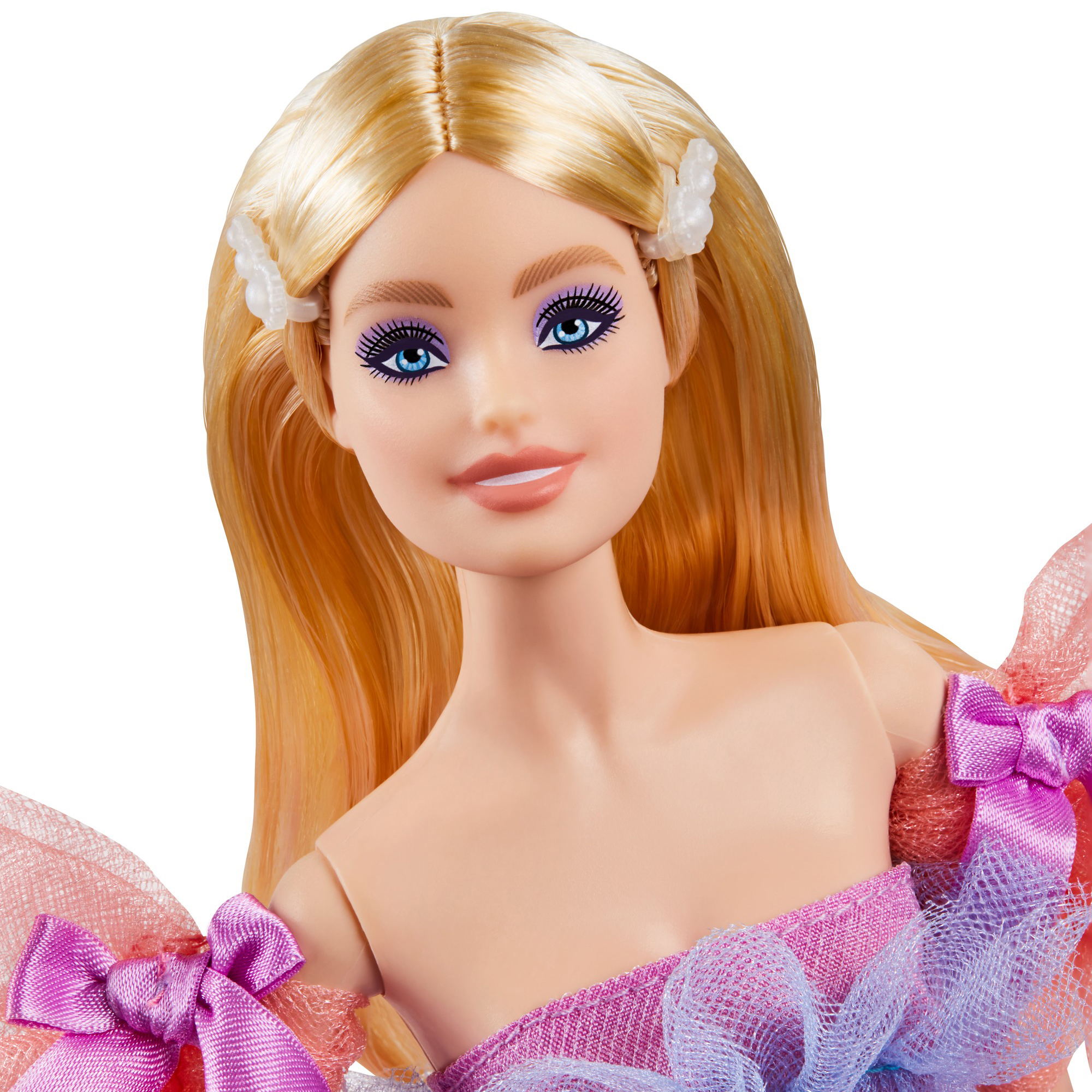 Barbie buon compleanno con abito lungo e accessori in Vendita