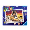 Creart Tigre, Serie D, Kit per dipingere con i numeri - Creart