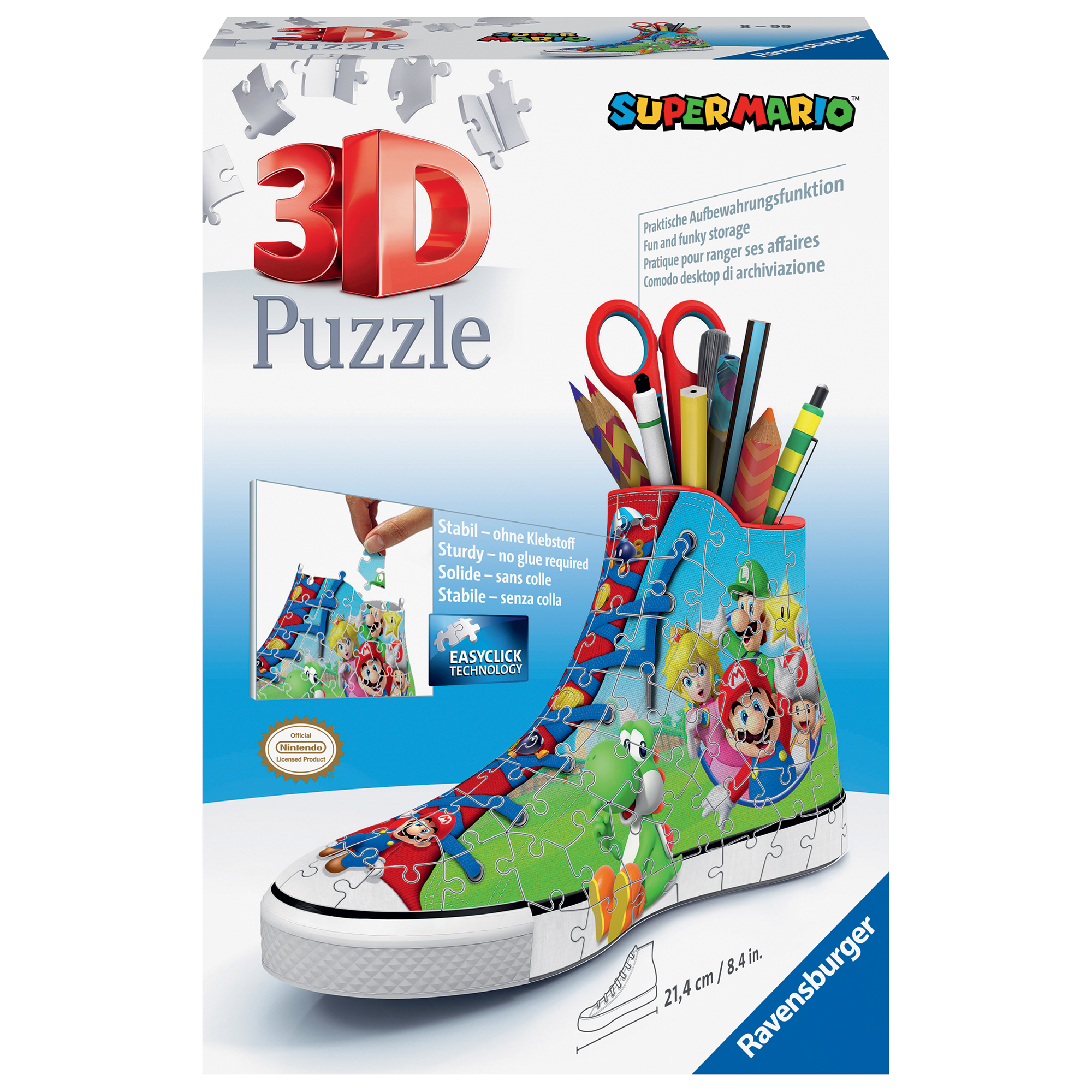 Puzzle 3D Sneaker Super Mario, 106 pezzi - Ravensburger