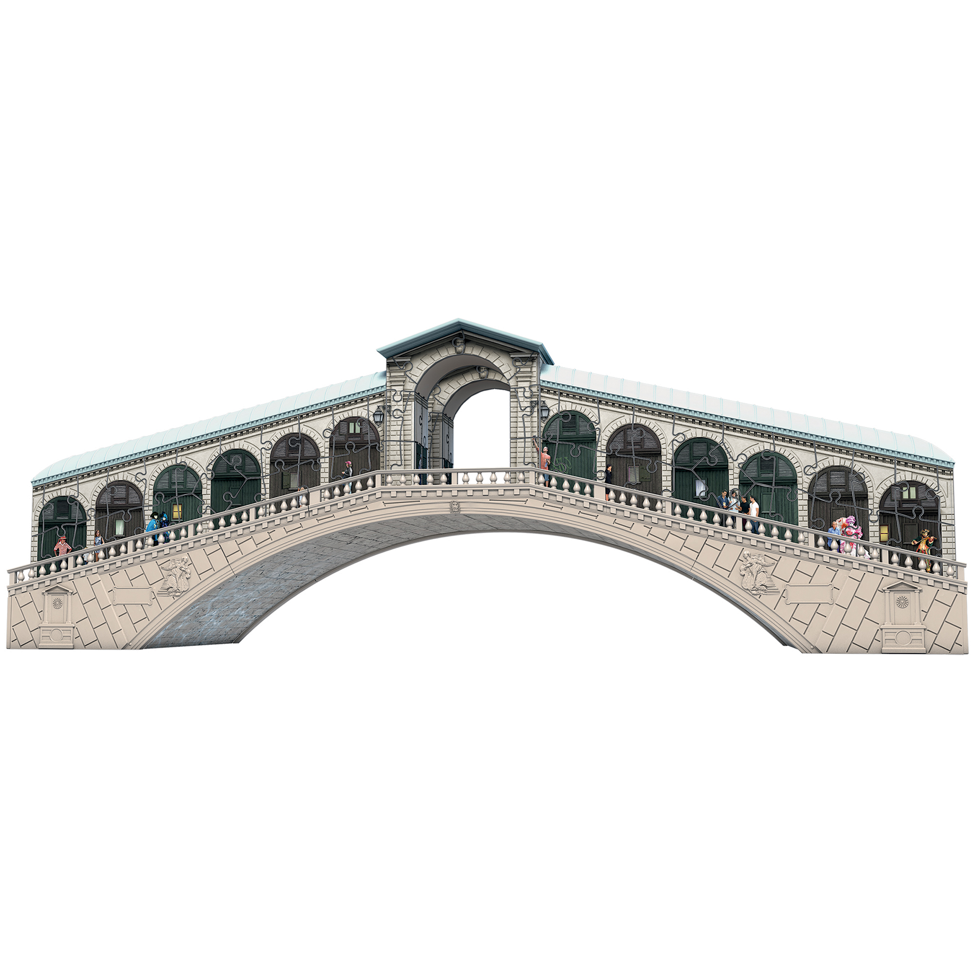 Puzzle 3D Ponte di Rialto, Building Edition, 216 pezzi - Ravensburger