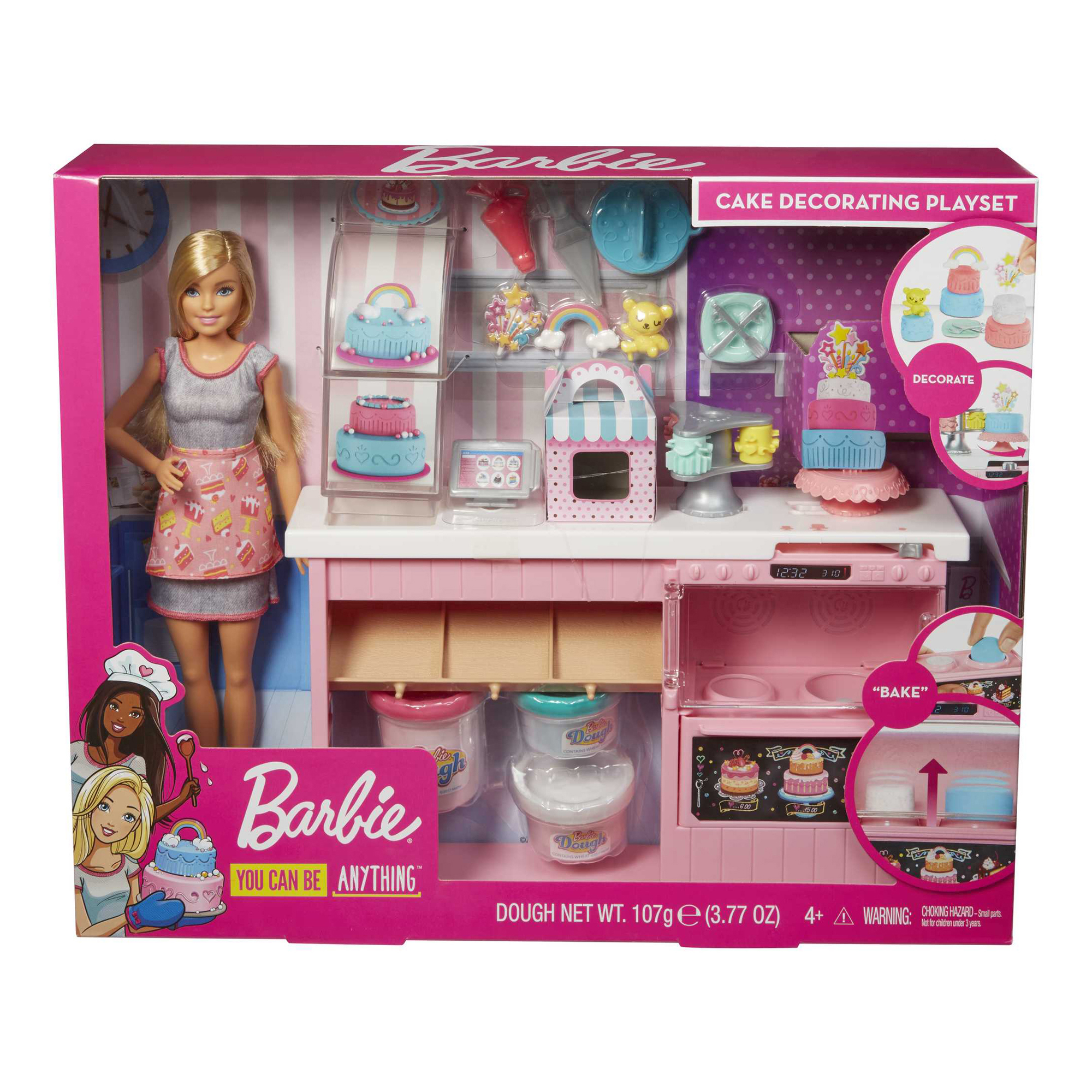 Barbie Playset Pasticceria con Bambola e Accessori da Cucina - Barbie