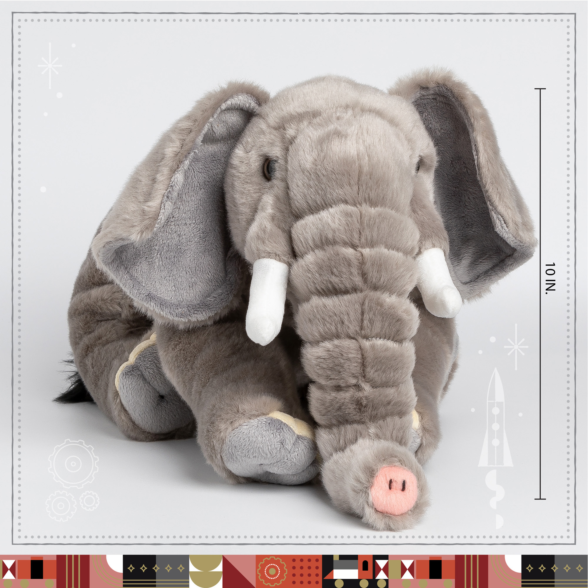 Peluche elefante 46 cm - FAO Schwarz