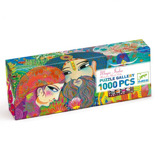 Puzzle Magic India 1000 pezzi - Djeco