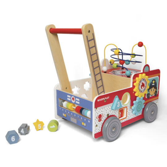 Primi passi camion dei pompieri Wood n' Play - Wood n' Play