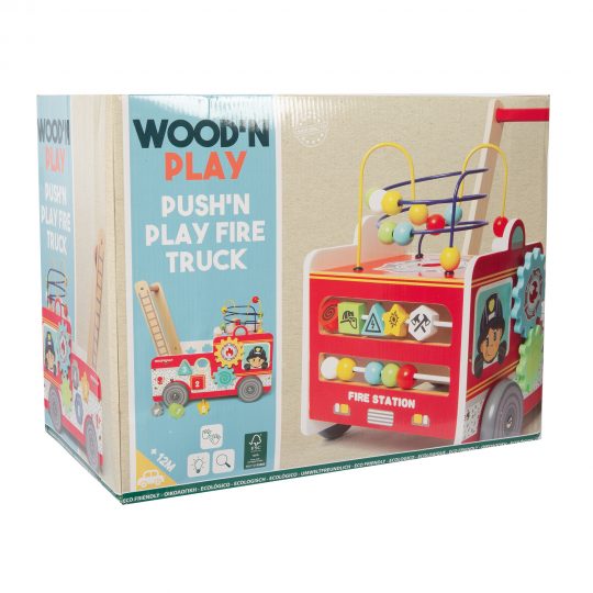 Primi passi camion dei pompieri Wood n' Play - Wood n' Play