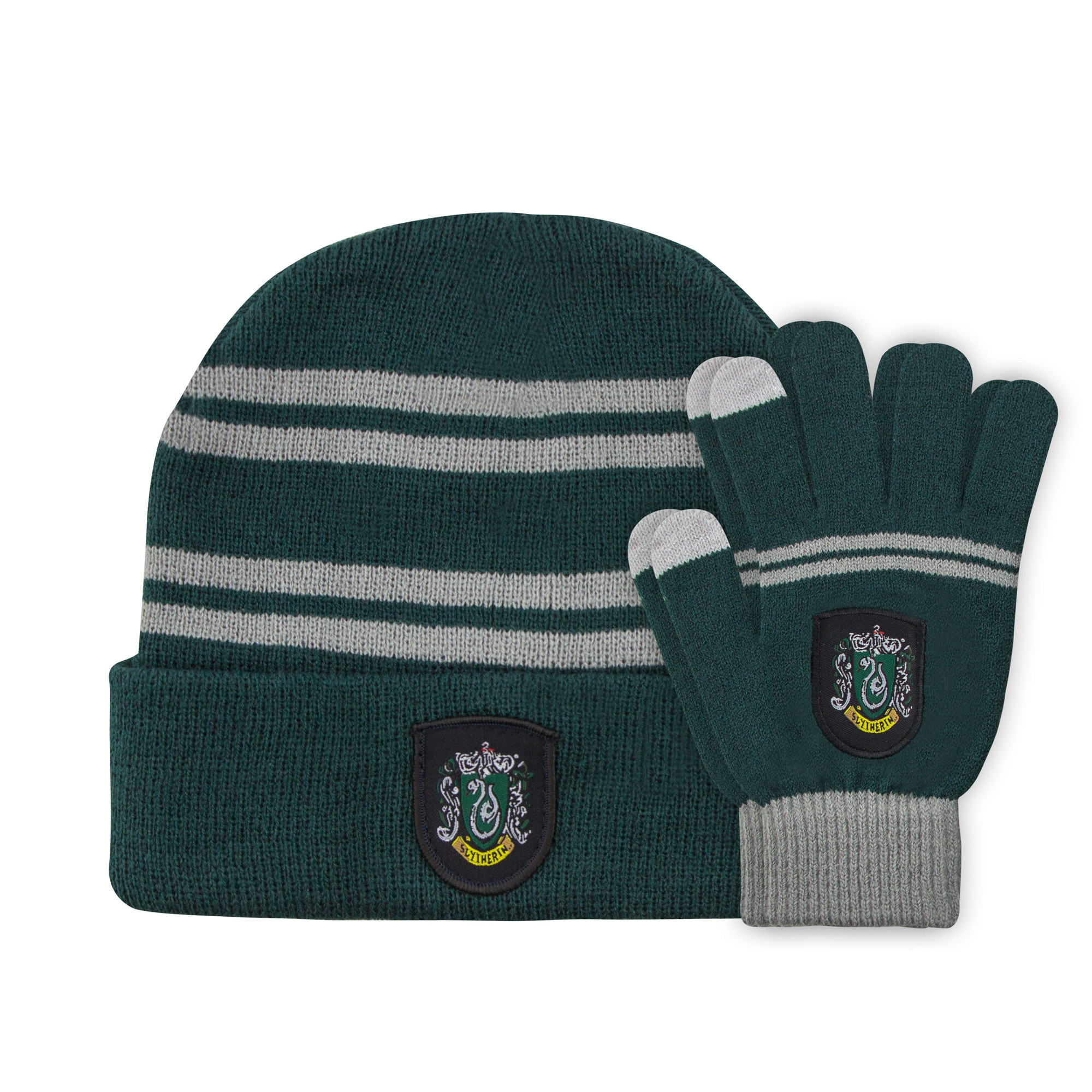 Set berretto + guanti per bambini Serpeverde - Harry Potter
