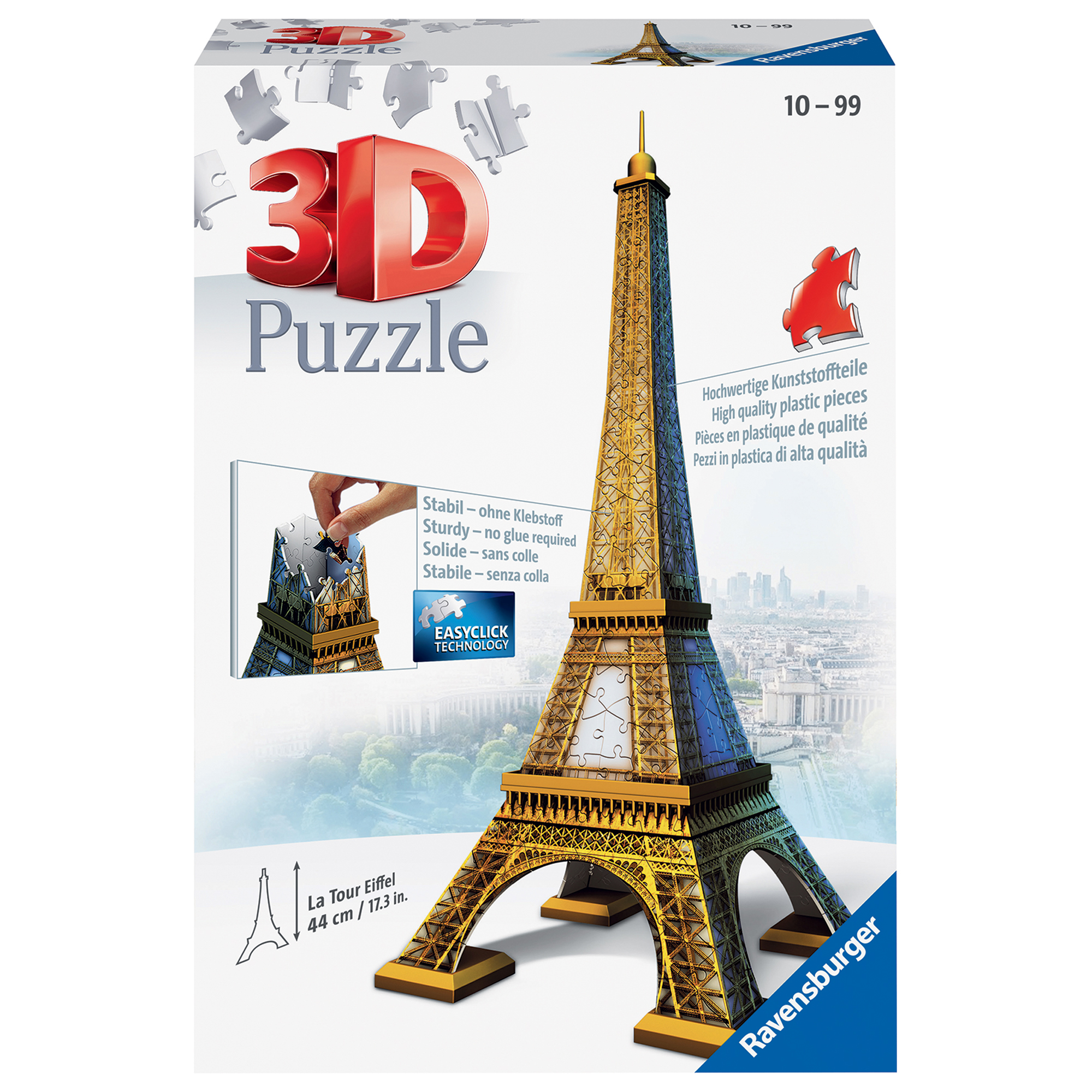 Puzzle 3D Building Tour Eiffel, 216 pezzi - Ravensburger