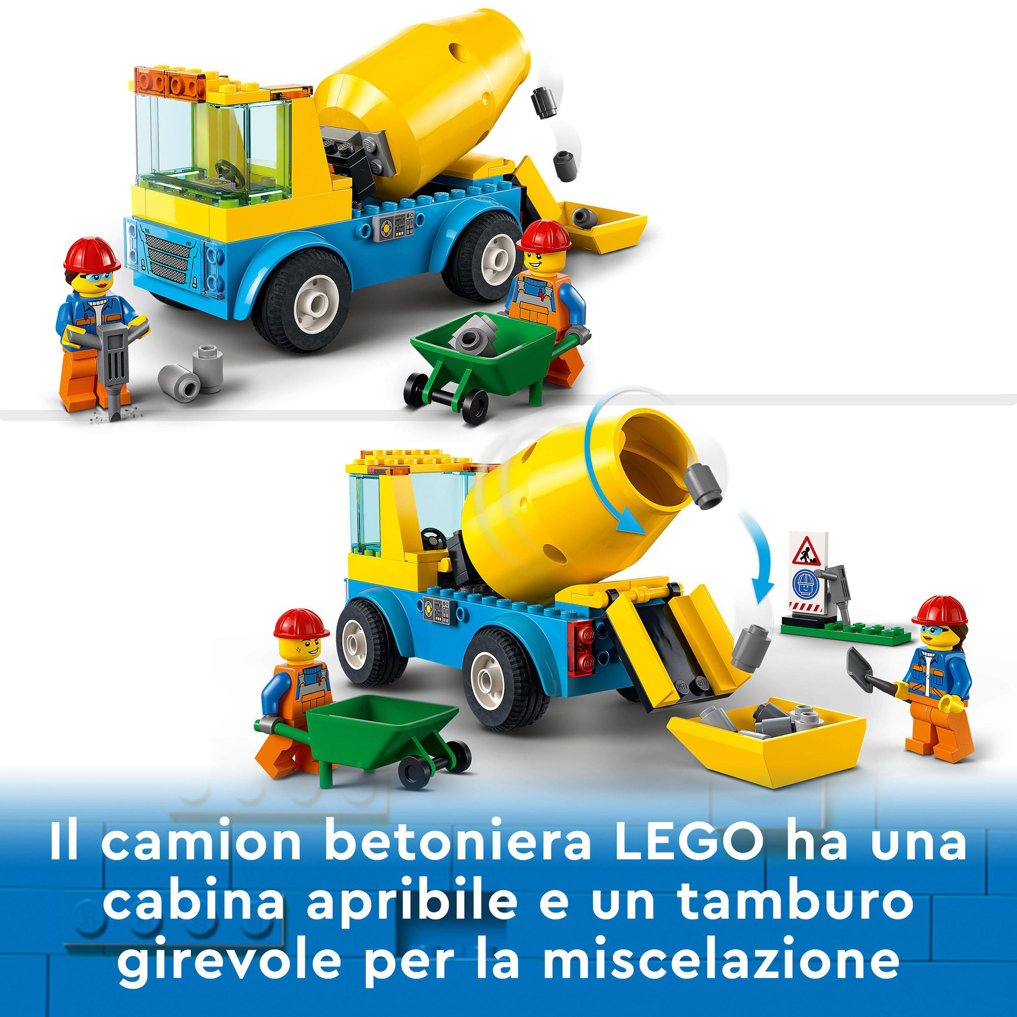 LEGO 60325 City Great Vehicles Autobetoniera - LEGO