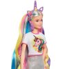 Barbie Bambola Capelli Fantasia A Tema Unicorni E Sirene con Accessori - Barbie