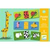 Puzzle trio Naked Animals (8 soggetti) - Djeco