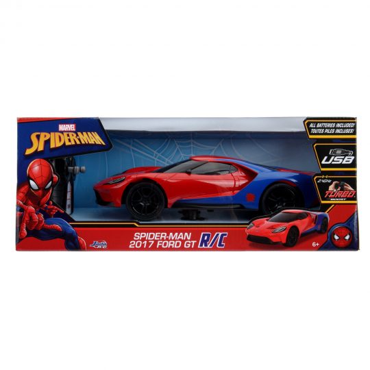 Ford GT 2017 radiocomandata Spiderman - Jada, Marvel