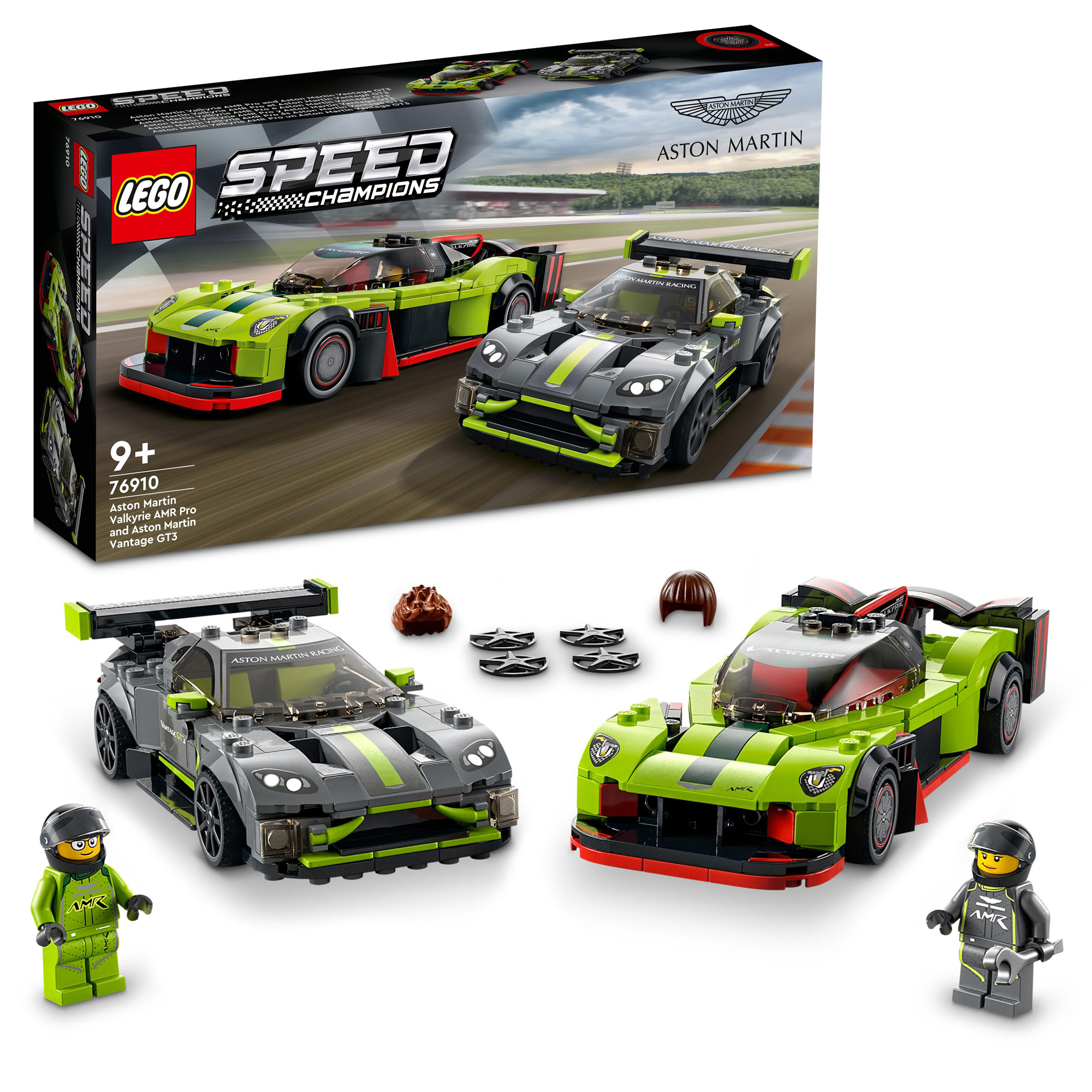 LEGO Speed Champions 76910 Aston Martin Valkyrie AMR Pro e Aston Martin Vantage GT3 - LEGO