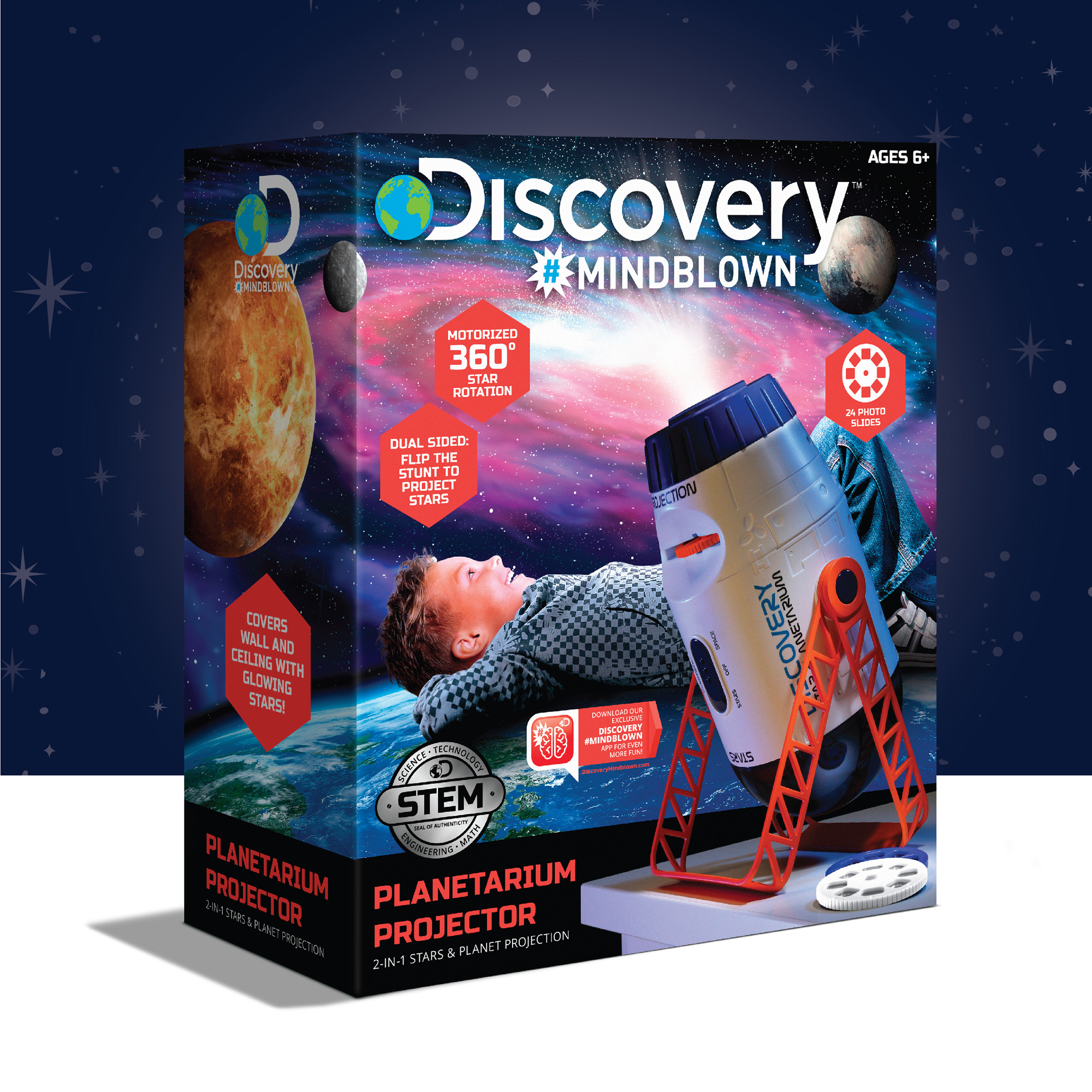 Proiettore giocattolo planetario - Discovery Mindblown