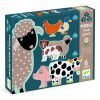 Puzzle giganti con animali Honoré & Friends (6 soggetti) - Djeco