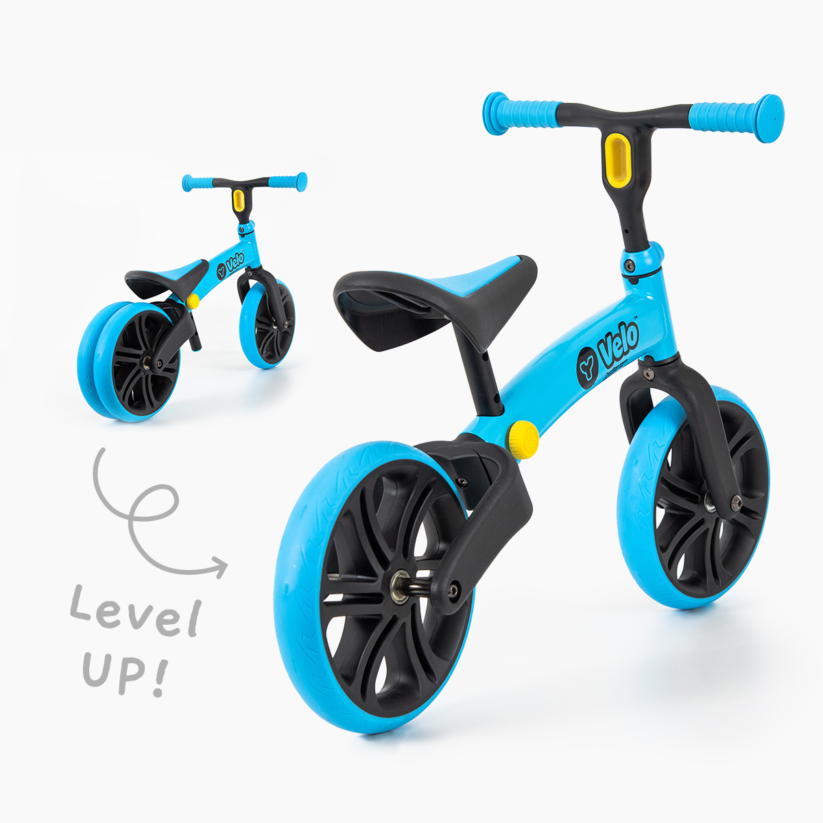 Balance bike Yvelo Junior Blue - Yvolution