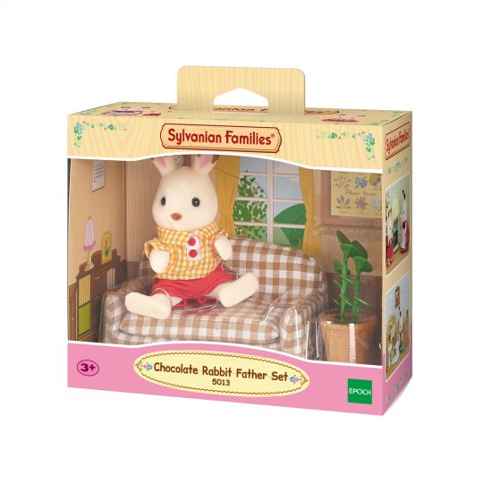 Papà coniglio cioccolato e divano - Sylvanian Families