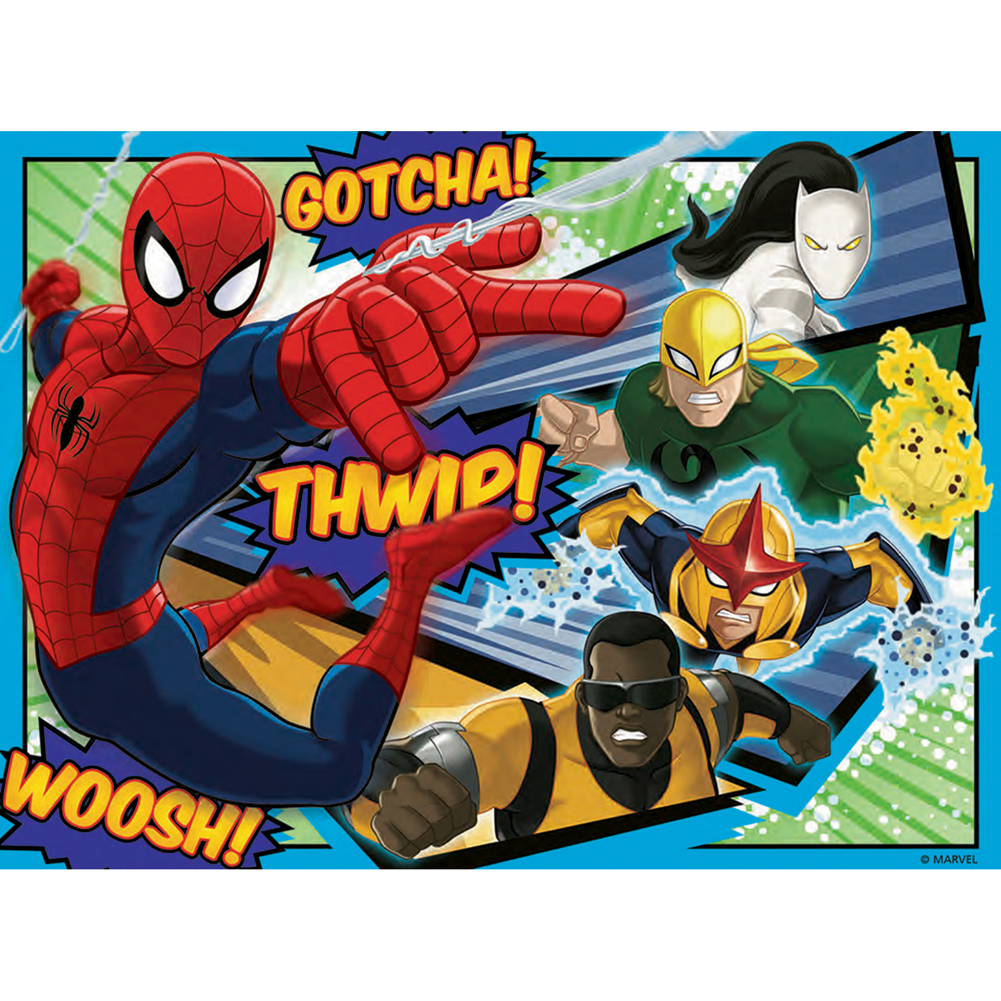Ravensburger puzzle 4 in a box – Ultimate Spiderman, 24 pezzi - Ravensburger