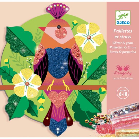 Kit per decorare con glitter Paradisio - Djeco