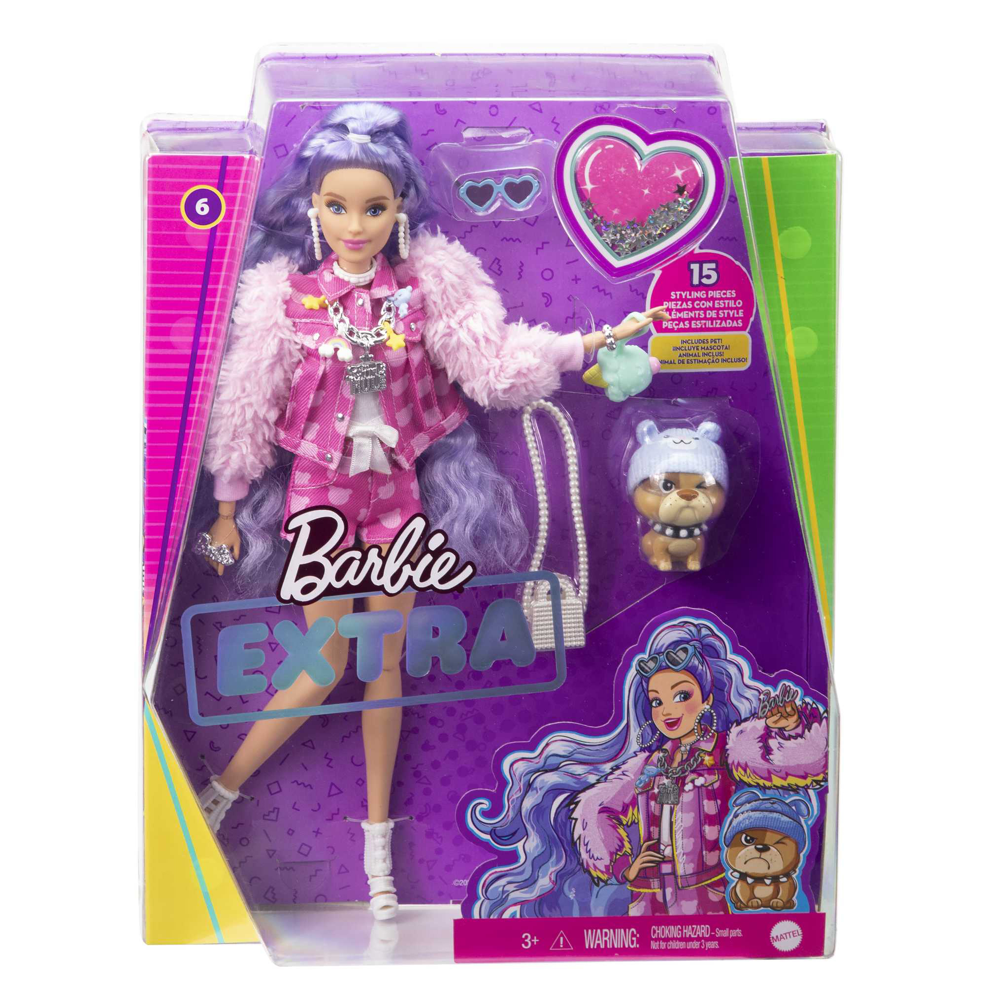 Barbie Extra Bambola con Cucciolo - Barbie