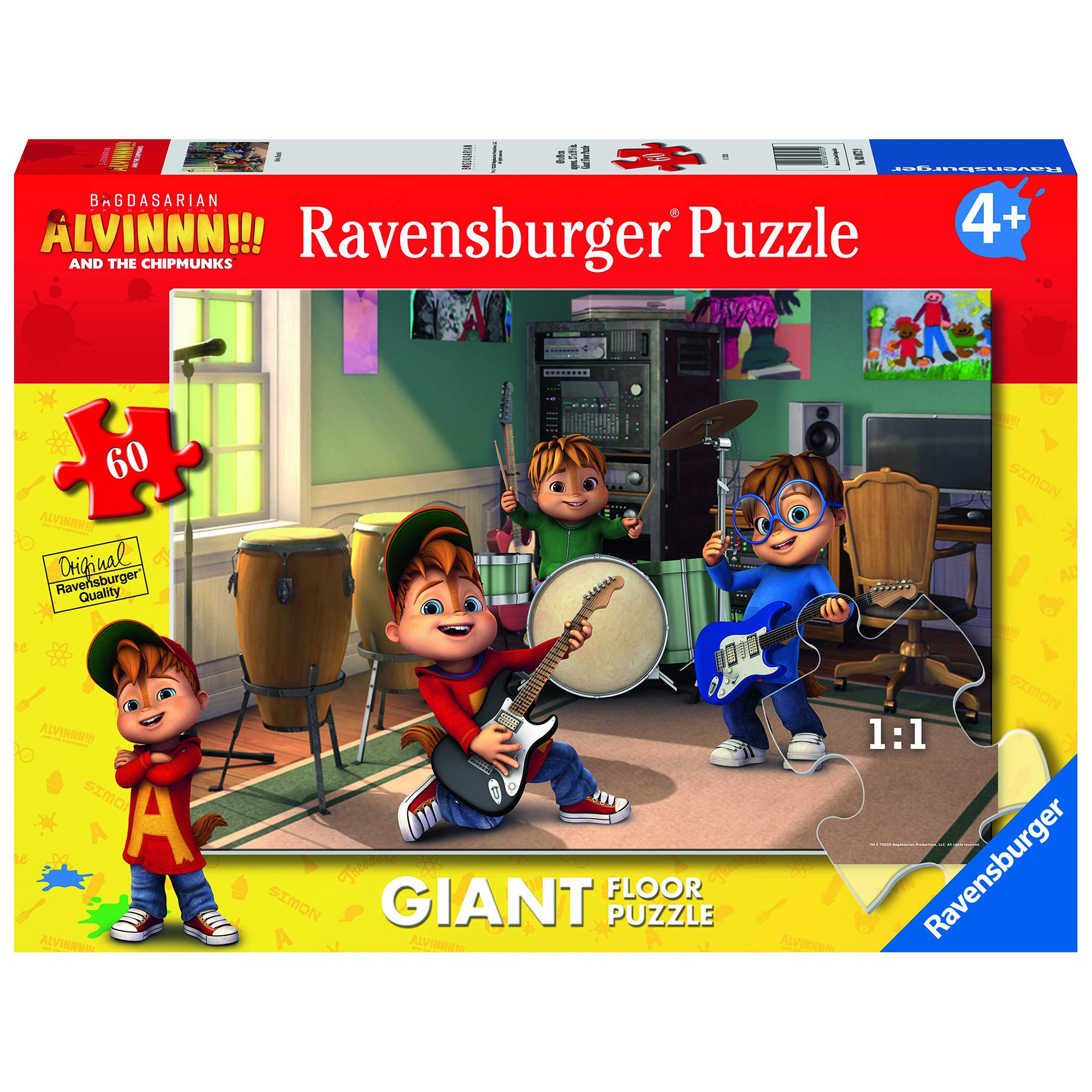 Ravensburger puzzle 60 pz giant alvin - Ravensburger