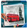 Creart Londra, Serie Trend quadrati, Kit per dipingere con i numeri - Creart