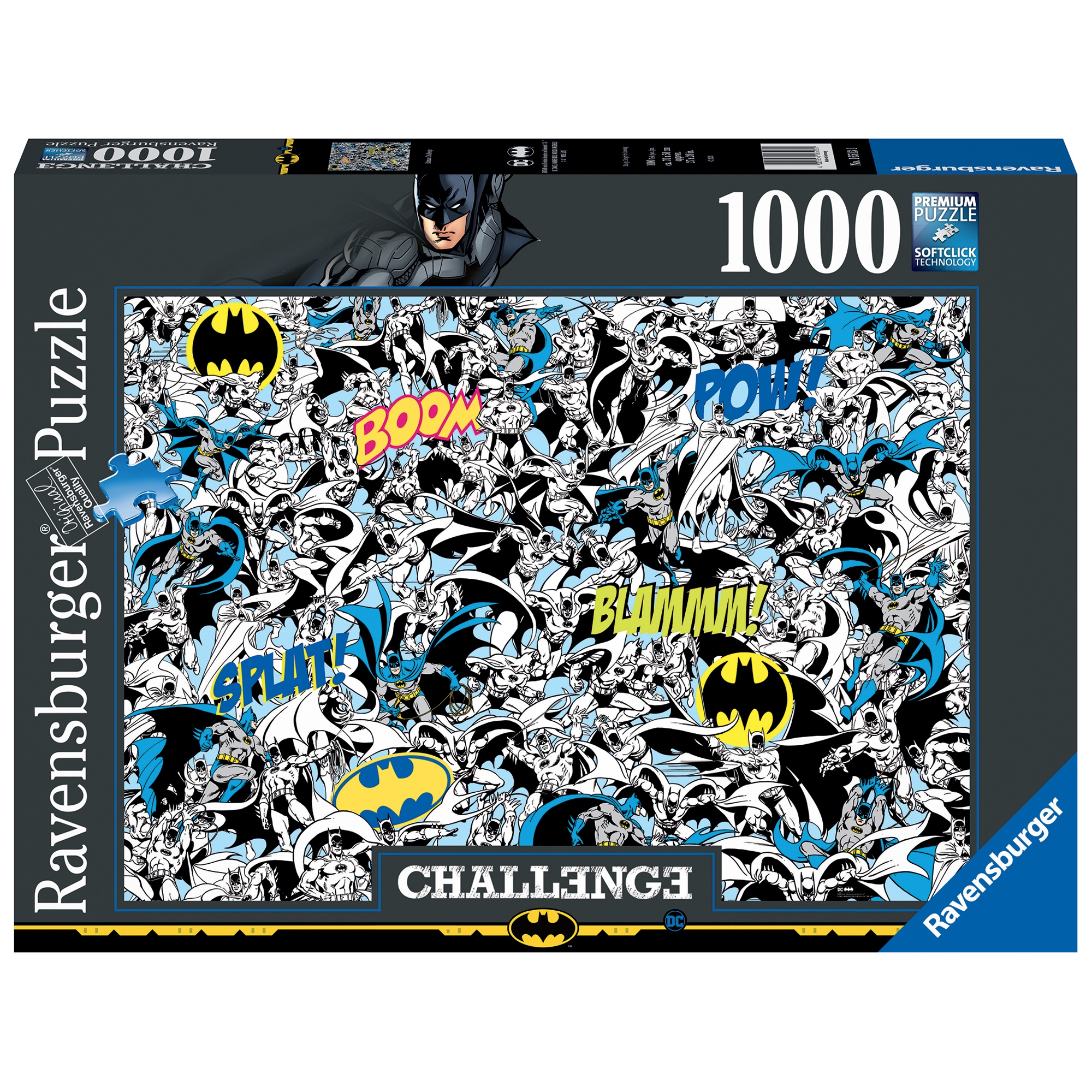 Ravensburger puzzle Batman Challenge 1000 pezzi - DC Comics, Ravensburger