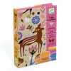 Kit creativo con 4 disegni con sabbia colorata Woodland - Djeco