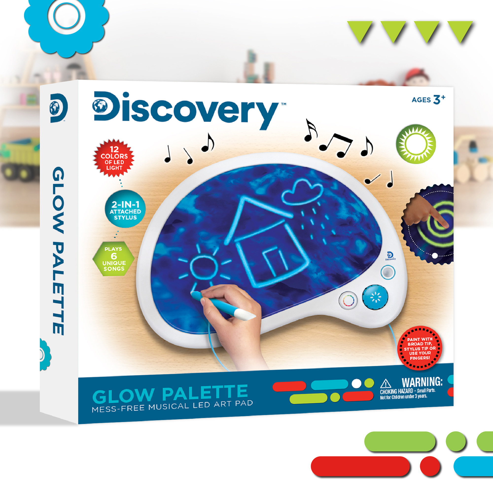Lavagnetta artistica luminosa con melodie e suoni - Discovery Toys