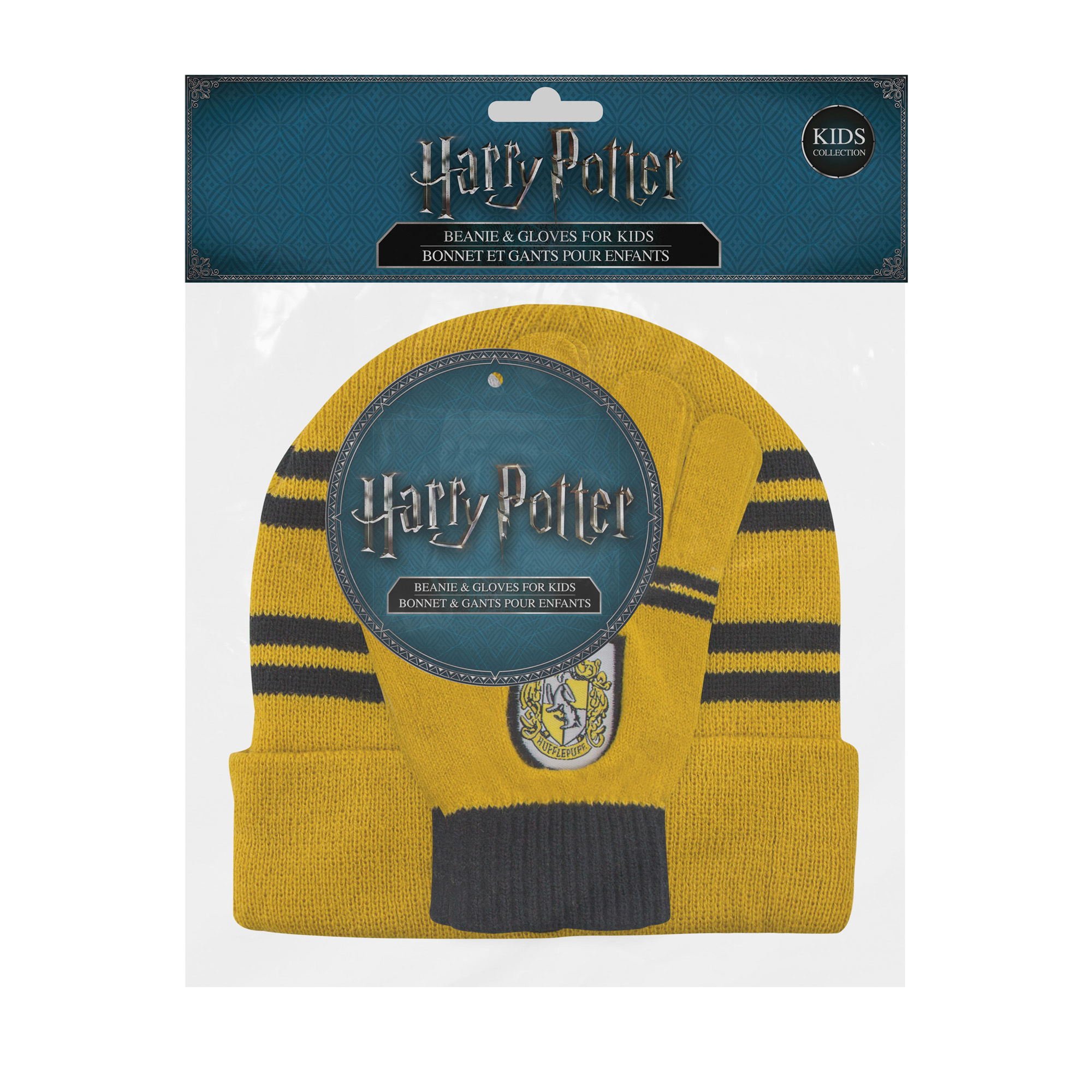 Set berretto + guanti per bambini Tassorosso - Harry Potter