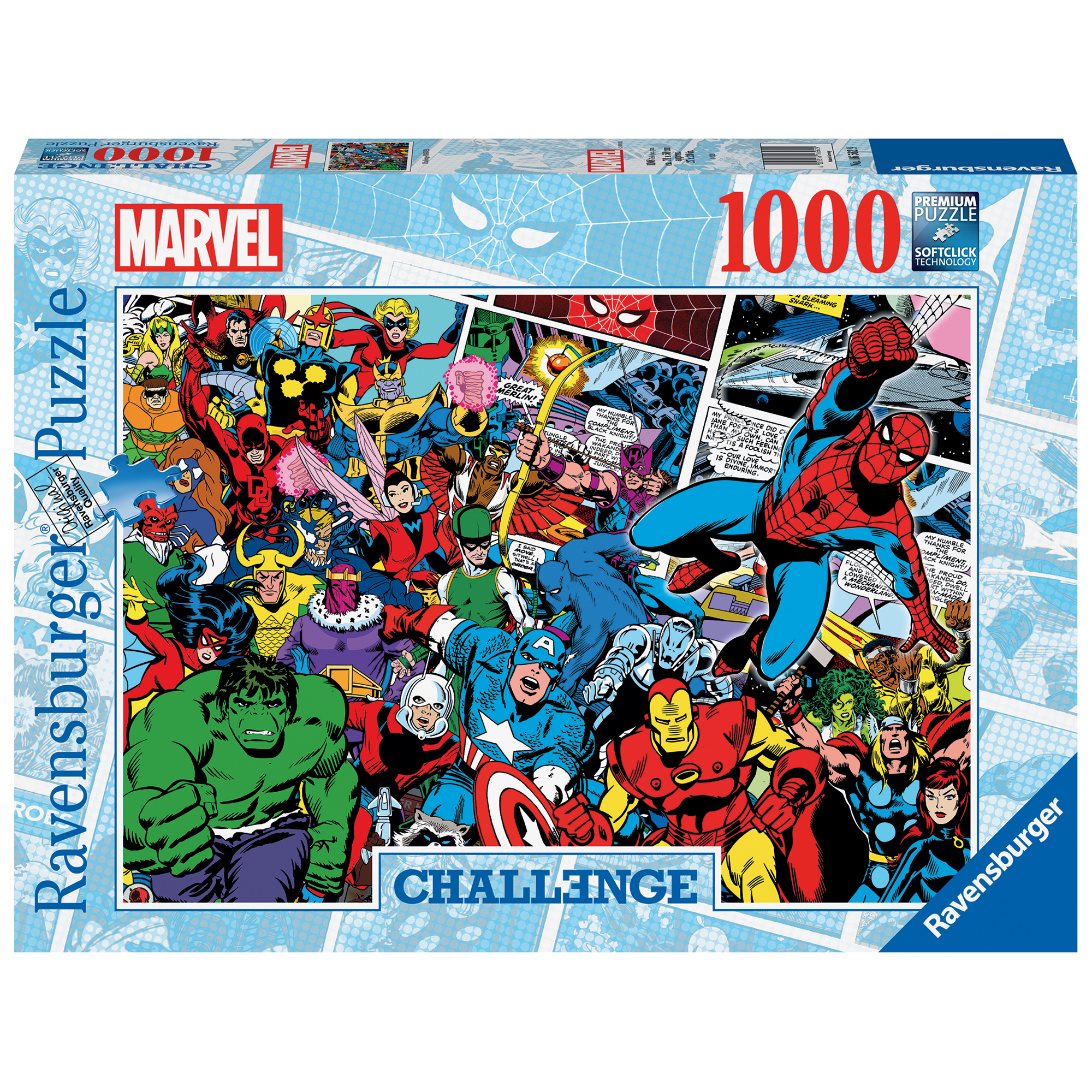 Ravensburger puzzle Marvel Challenge 1000 pezzi - Marvel, Ravensburger