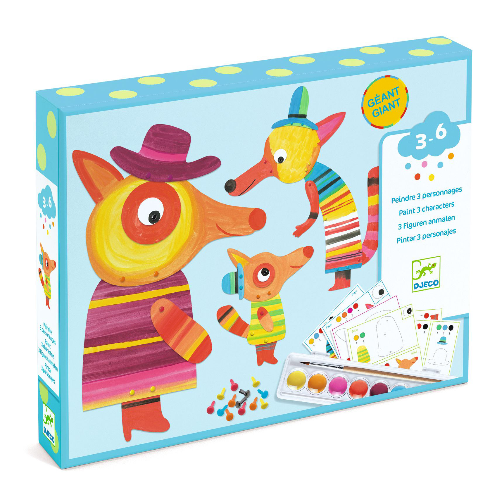 Kit creativo the fox family - Djeco