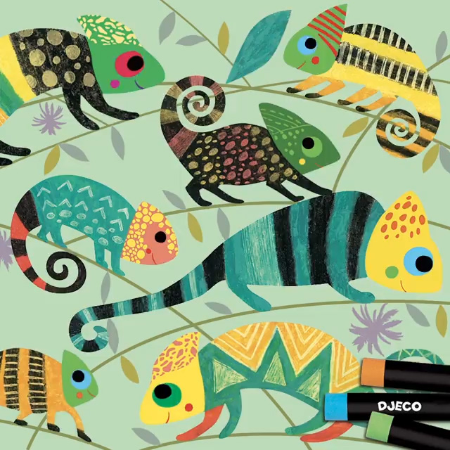 Kit artistico Coloured jungle - Djeco