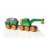 Brio vagone con gru,set da 4 pezzi - Brio