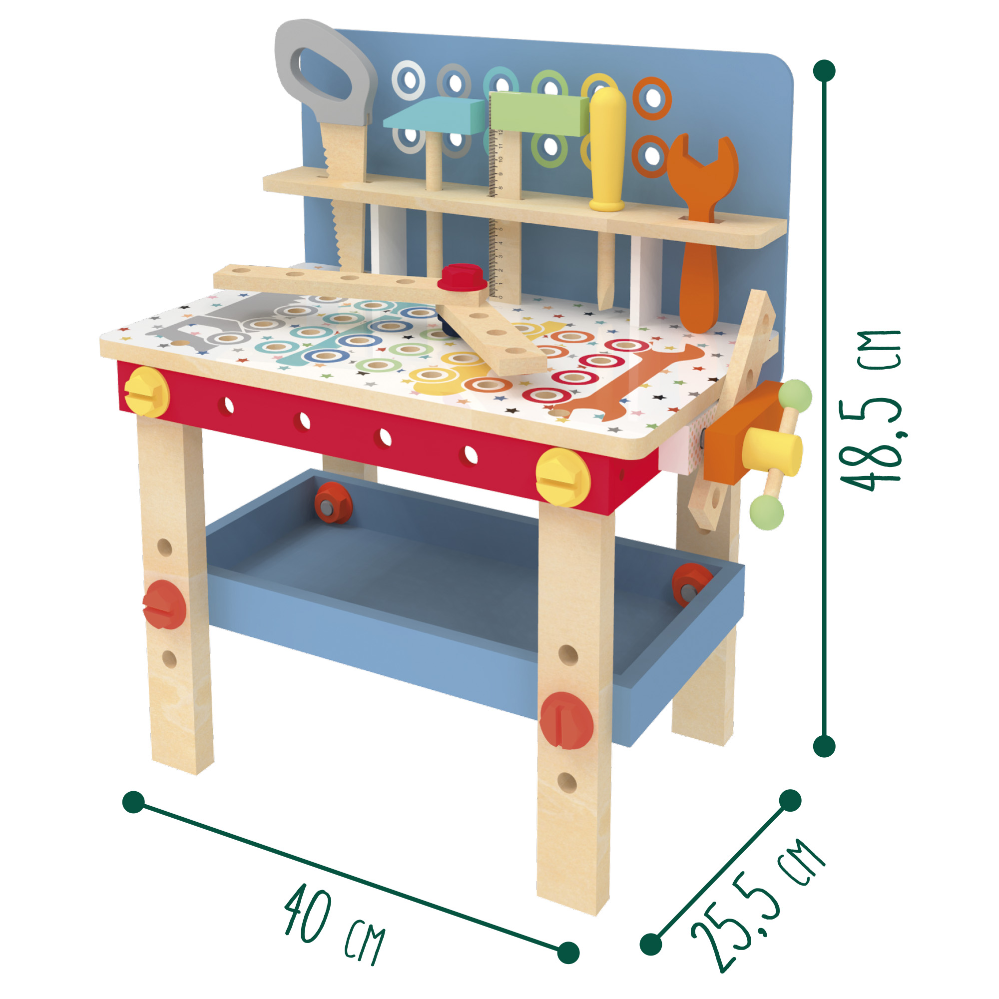 Banchetto lavoro Wood n' Play - Wood n' Play