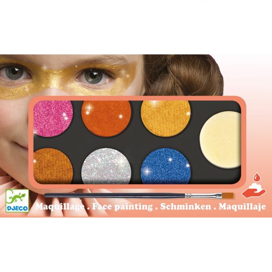 Palette 6 colours - Metallic - Djeco