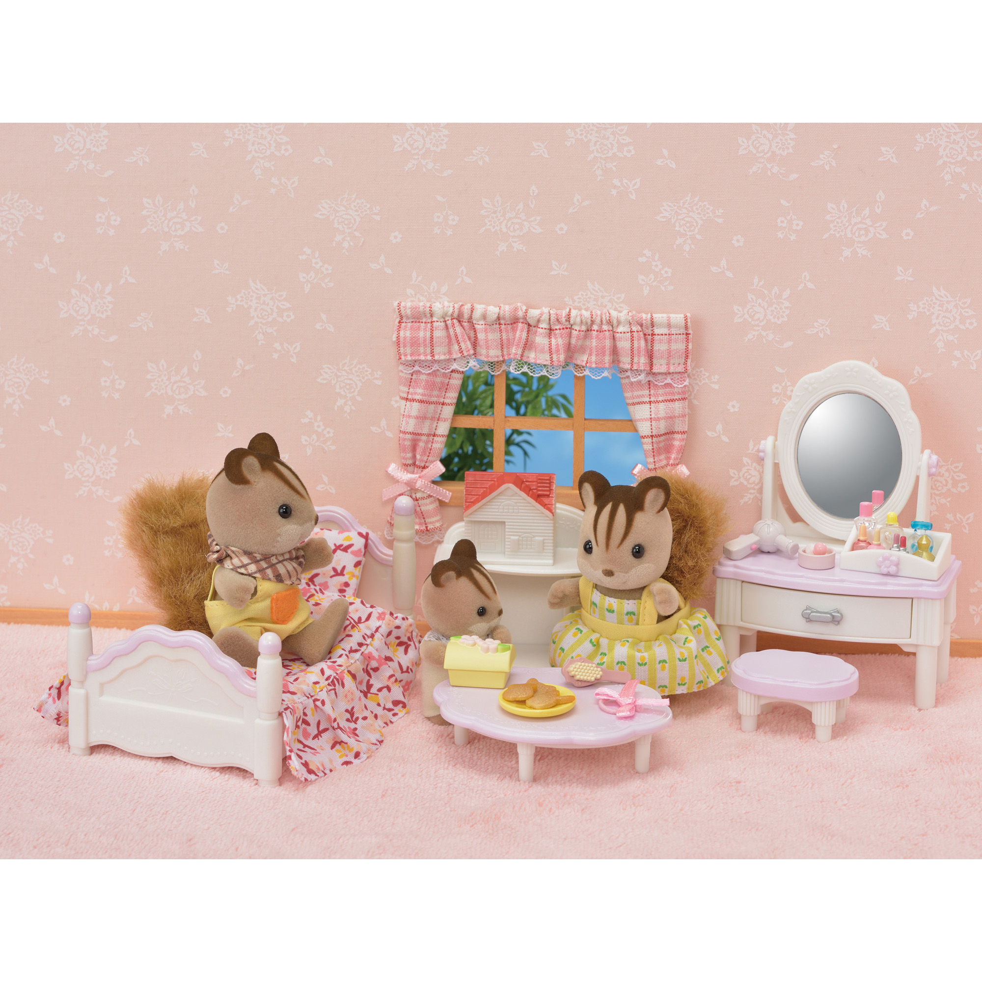Set tavolino beauty e camera da letto - Sylvanian Families