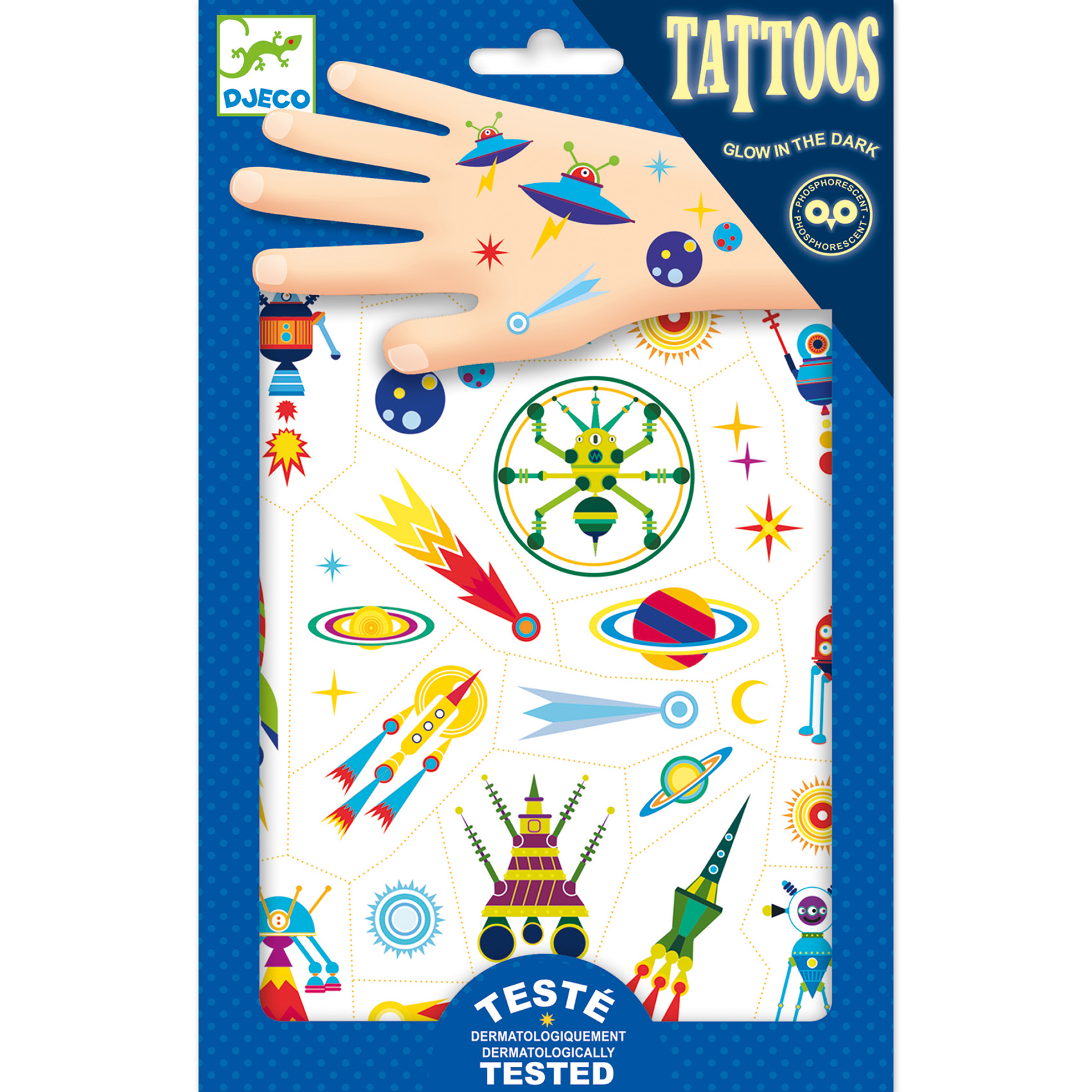 Tatuaggi temporanei Space oddity - Djeco