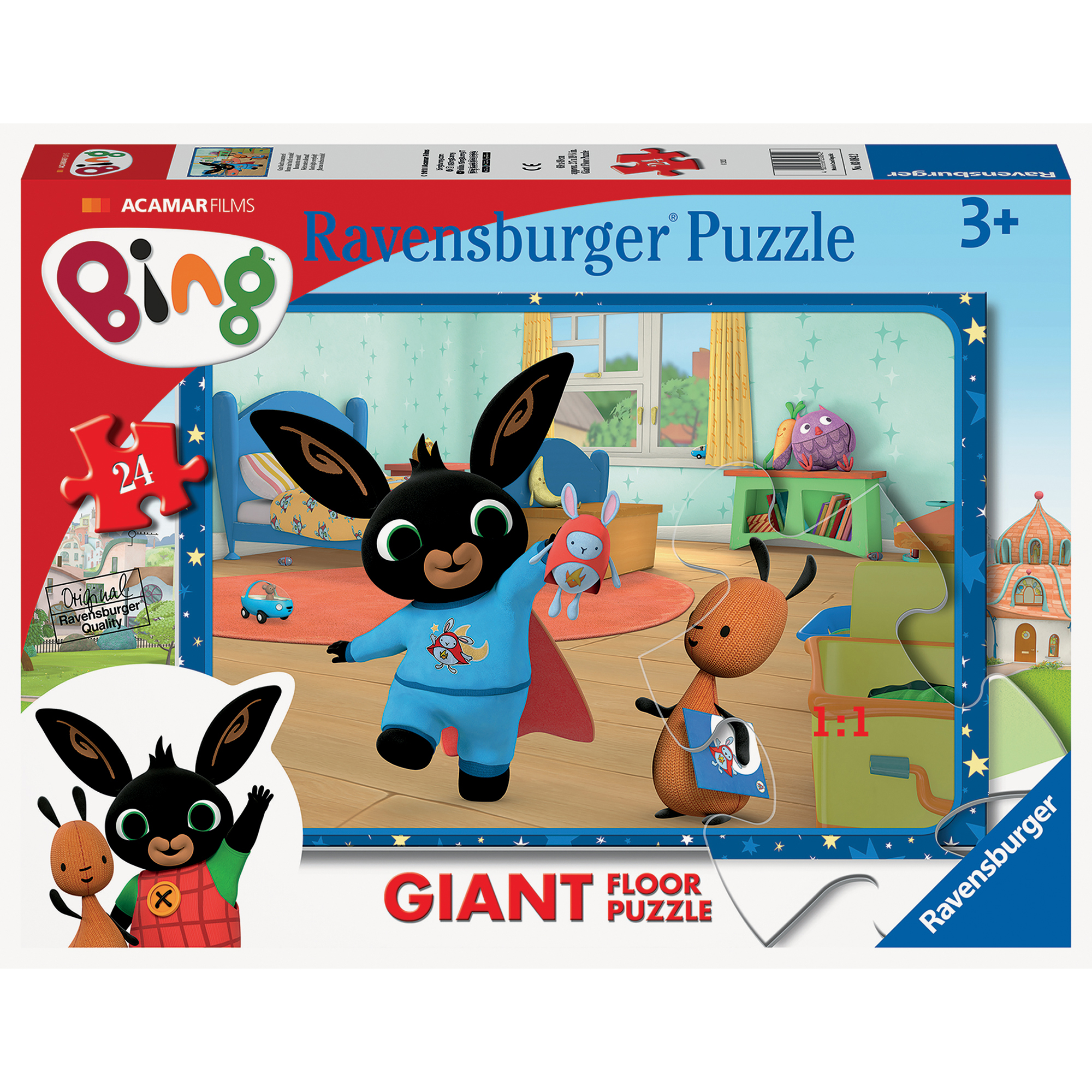 Ravensburger bing, puzzle 24 pezzi giant pavimento - Ravensburger