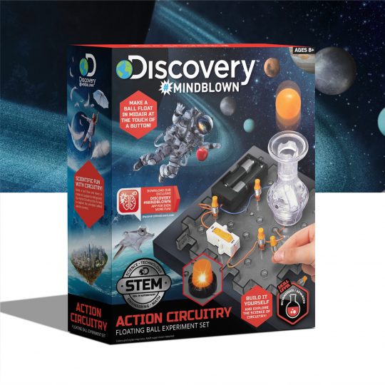 Kit esperimenti con i circuiti, palla volante - Discovery Mindblown