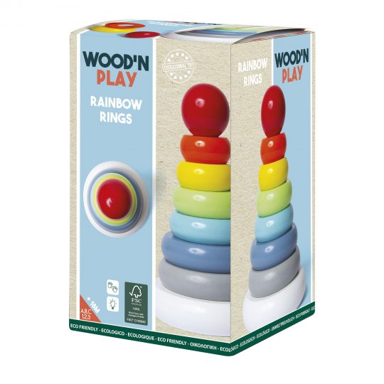 Torre arcobaleno wood n' play - Wood n’ Play
