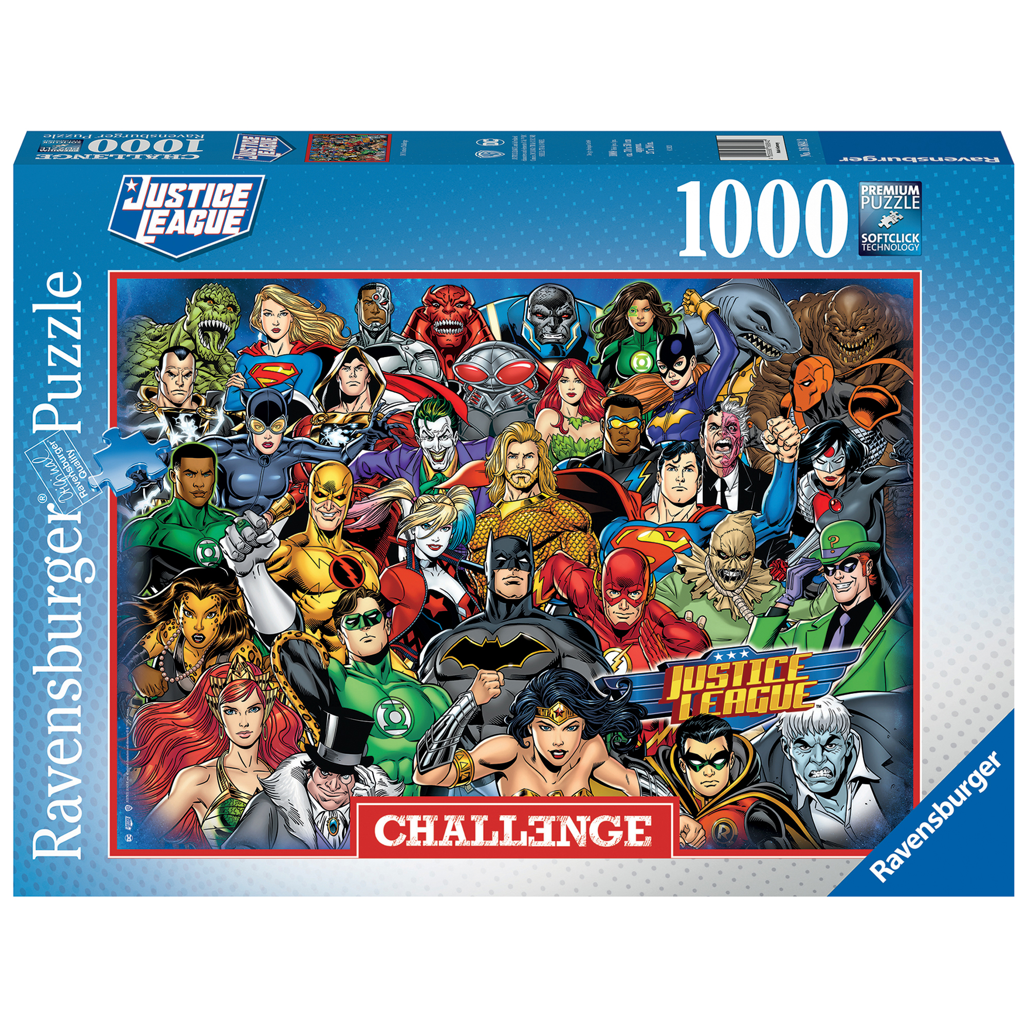 Ravensburger puzzle DC Comics Challenge 1000 pezzi - DC Comics, Ravensburger