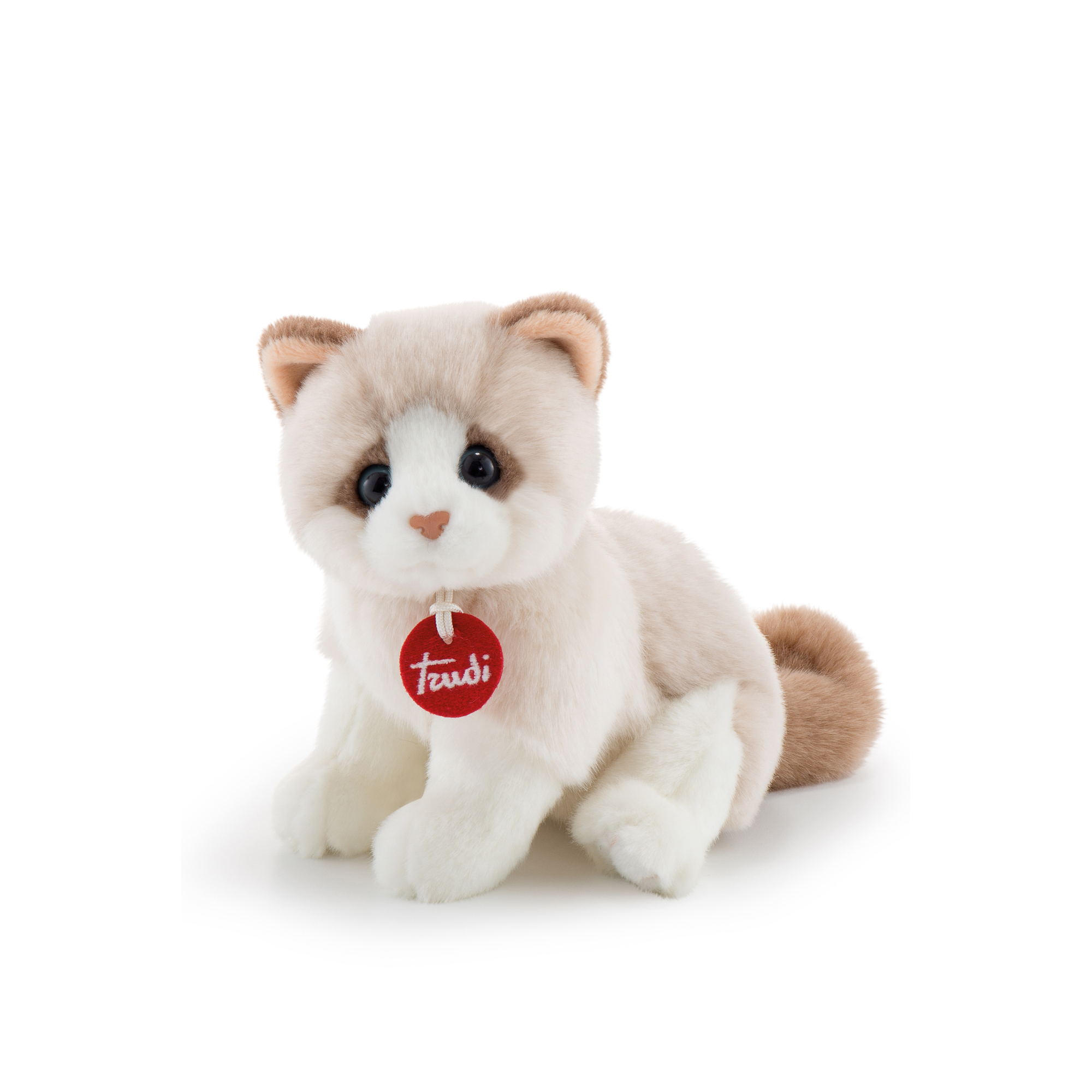 Peluche Gattino Brad bianco/beige 19 cm - Trudi