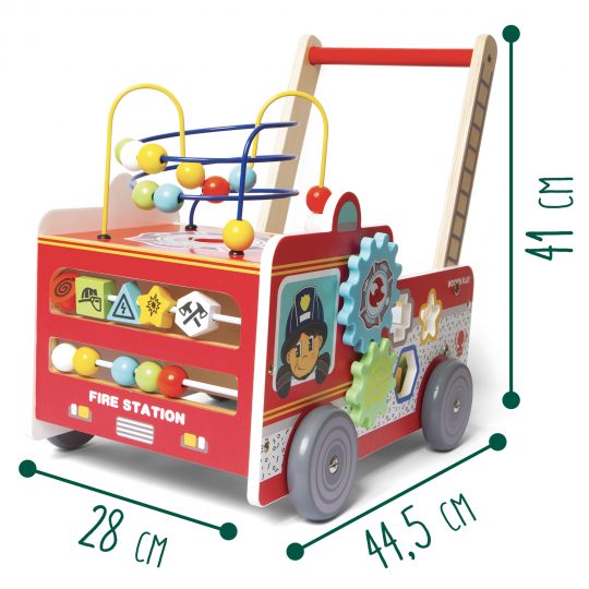 Primi passi camion dei pompieri Wood n' Play - Wood n' Play