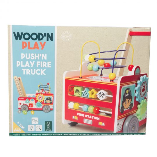 Primi passi camion dei pompieri Wood n' Play - Wood n' Play