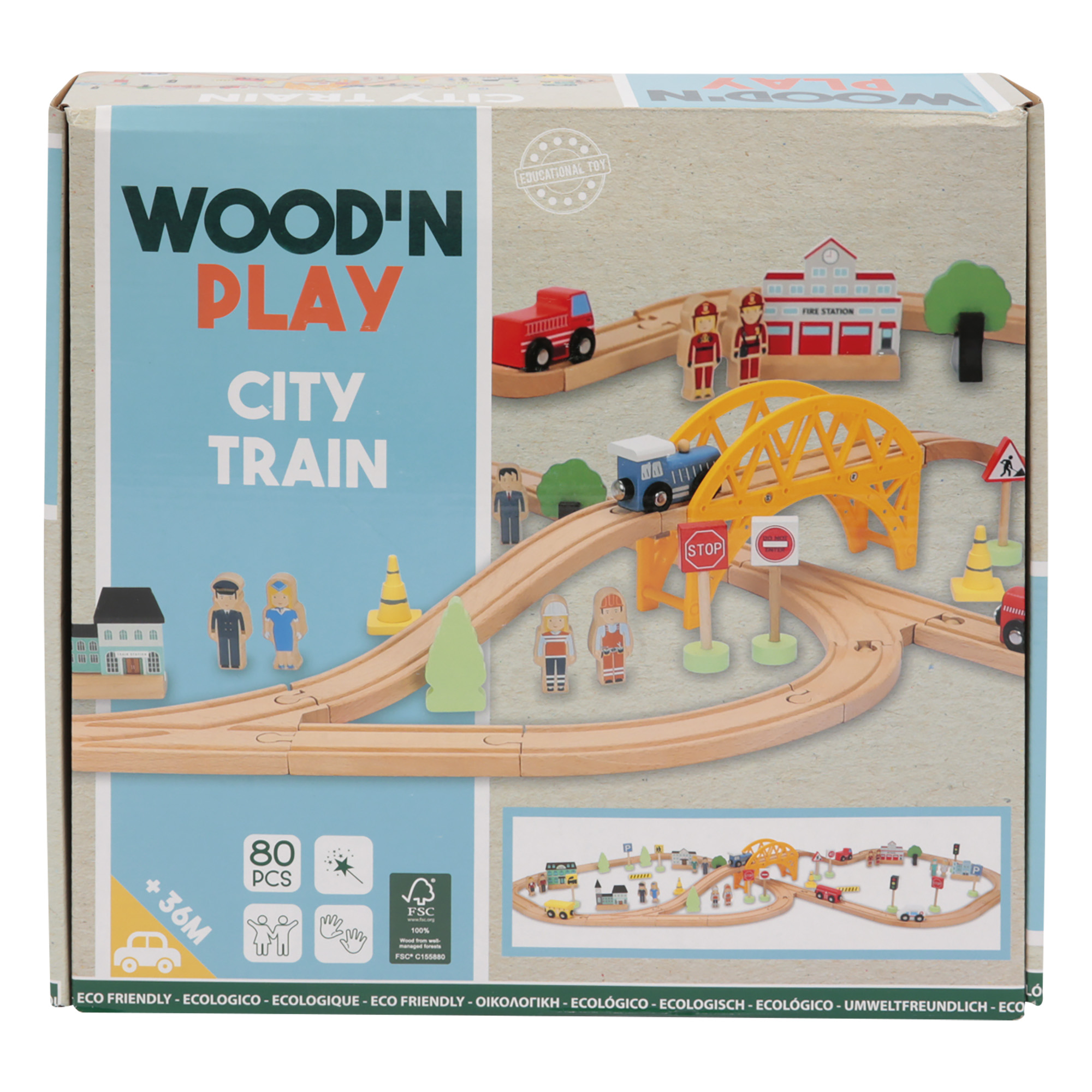 Trenino city wood n' play - Wood n' Play