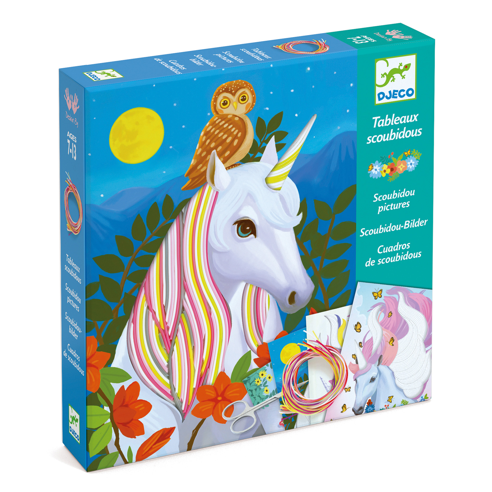 Set artistico con 4 illustrazioni Magic manes - Djeco